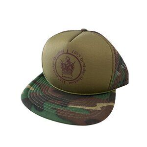 Winner Renaissance International 1993 DeMolay Shootout Mesh Trucker Hat OS Camo
